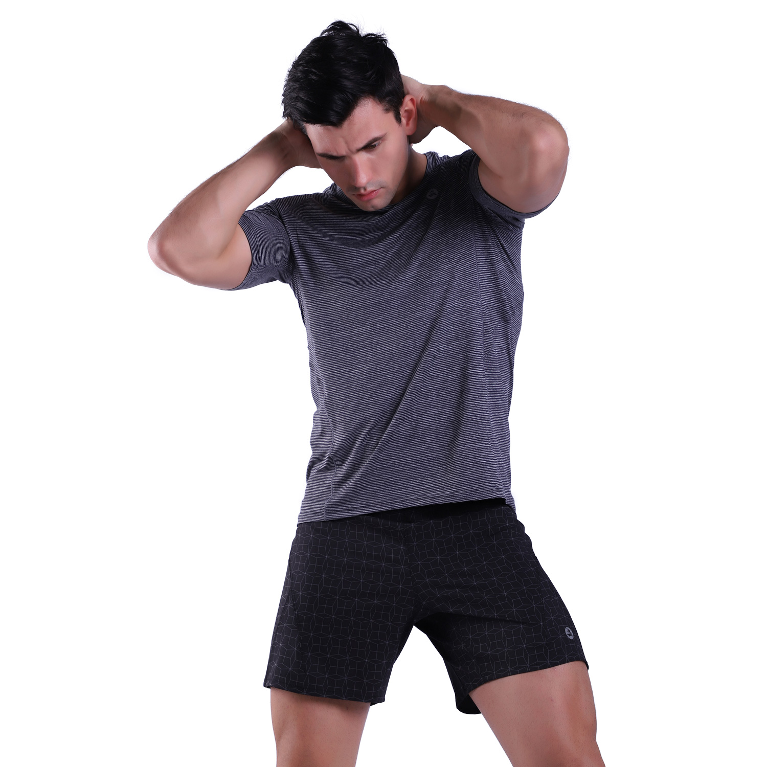 T-shirt à manches courtes à sec rapidement pour hommes