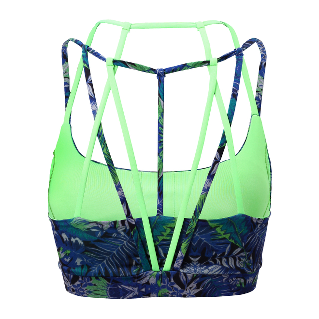 Soutien-gorge de sport rembourré à bretelles pour femmes Yoga Tops Vêtements de sport Vêtements d'entraînement