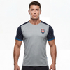 T-shirts color block hauts d'équipe de football 
