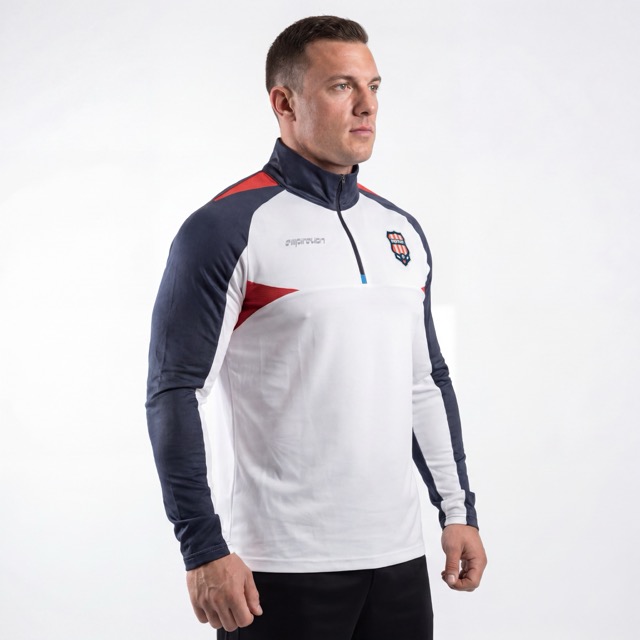 Hauts colorblock à manches longues de football pour hommes