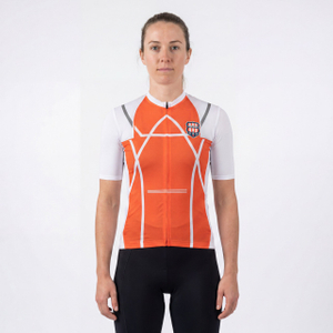 Maillot de cyclisme léger à manches courtes pour femme, sensation de froid