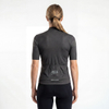 Maillot de cyclisme à manches courtes à imprimé réfléchissant pour femme