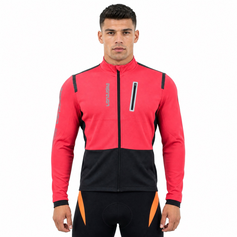 Veste de cyclisme à bordure en bande