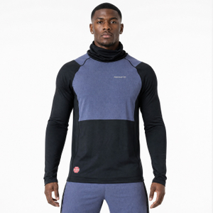 Haut de base coupe-vent à col bénitier pour homme
