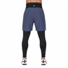 Pantalon 2 en 1 coupe-vent avec bande taille haute pour homme