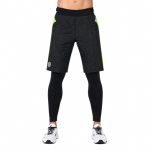Pantalon matelassé extérieur coupe-vent pour hommes, couche de base 2 en 1, taille réglable