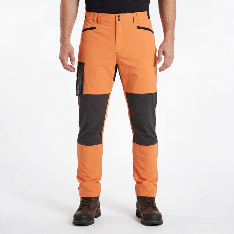Pantalon de neige pour hommes Pantalon de trekking à blocs de couleurs