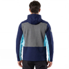 Veste à capuche zippée pour hommes, randonnée, alpinisme, course à pied, couleur bloquée