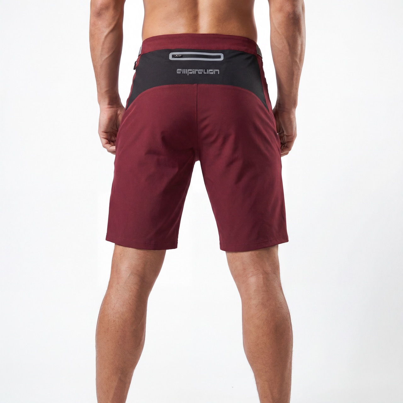 Short de cyclisme et de randonnée réfléchissant avec poche scellée pour hommes
