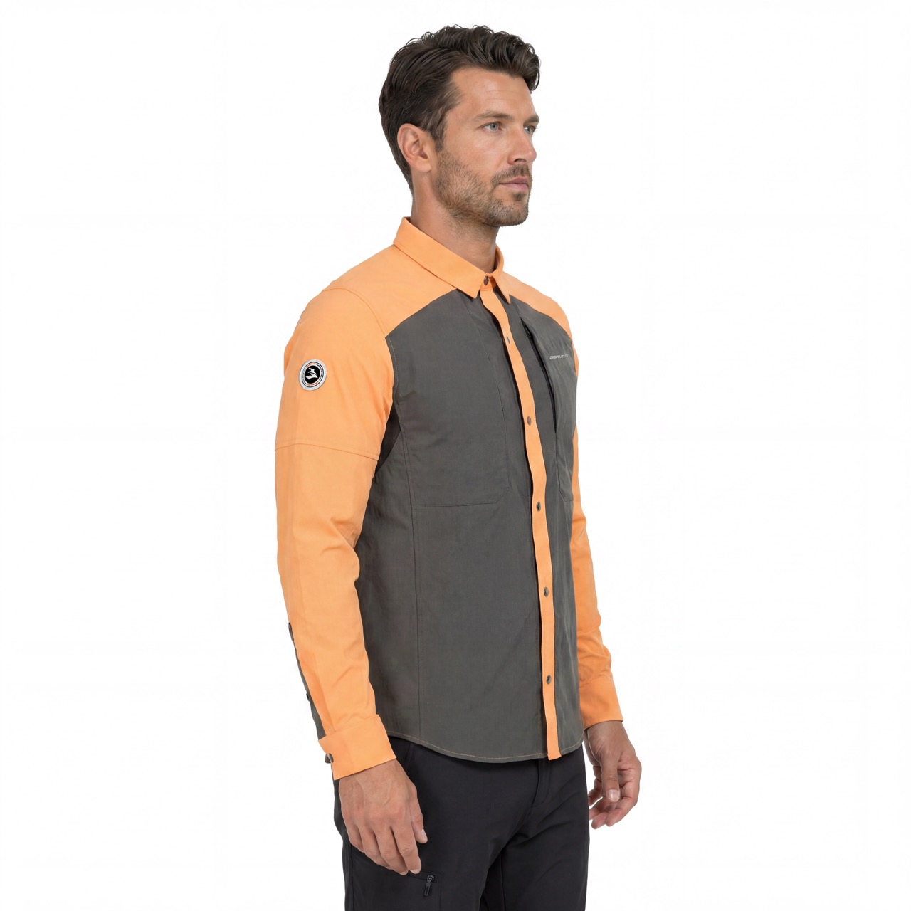 Chemises fonctionnelles contrastées pour hommes, randonnée, camping, pêche, refroidissement du dos et des aisselles