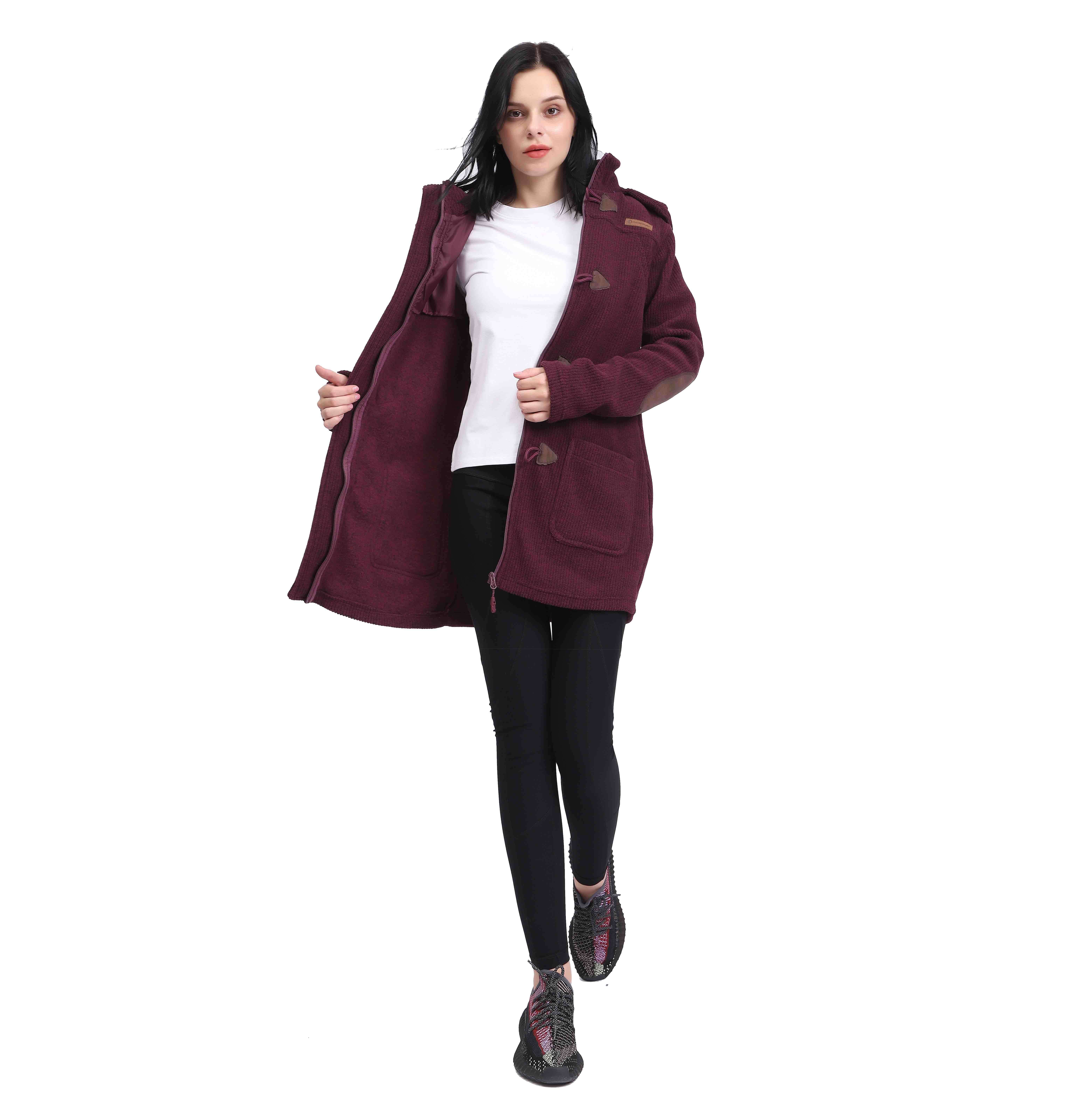 Cordon d'hiver pour femmes Ardemas de manteau de corne mignon chaud mignon