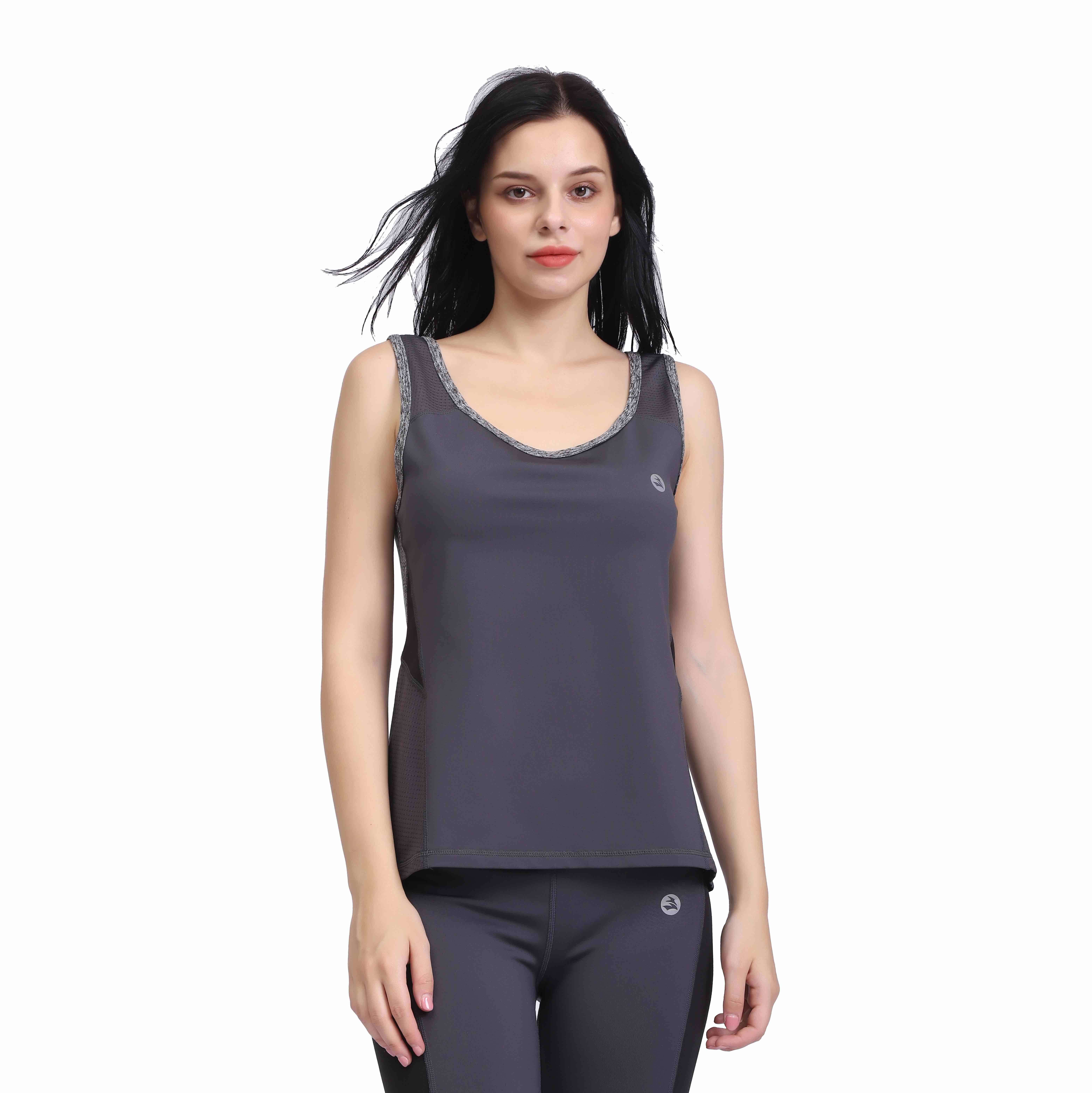 Racerback Workout Crop Yoga Tabsts pour les femmes