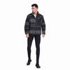 Allover Imprimer des hommes plus doux Sherpa Vestes en polaire Hiver Top lourd