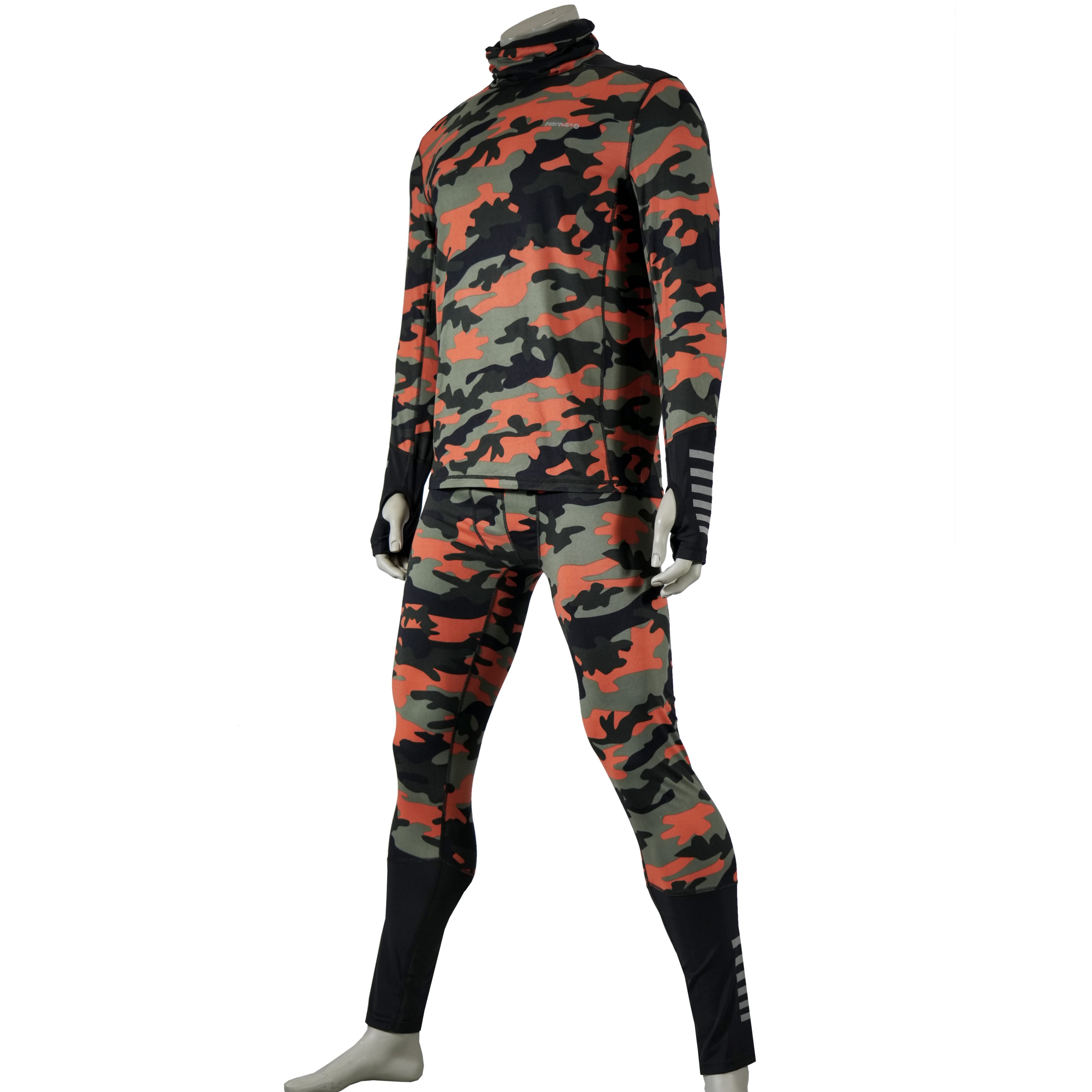 Ensemble de maillot de base de base de camouflage pour hommes