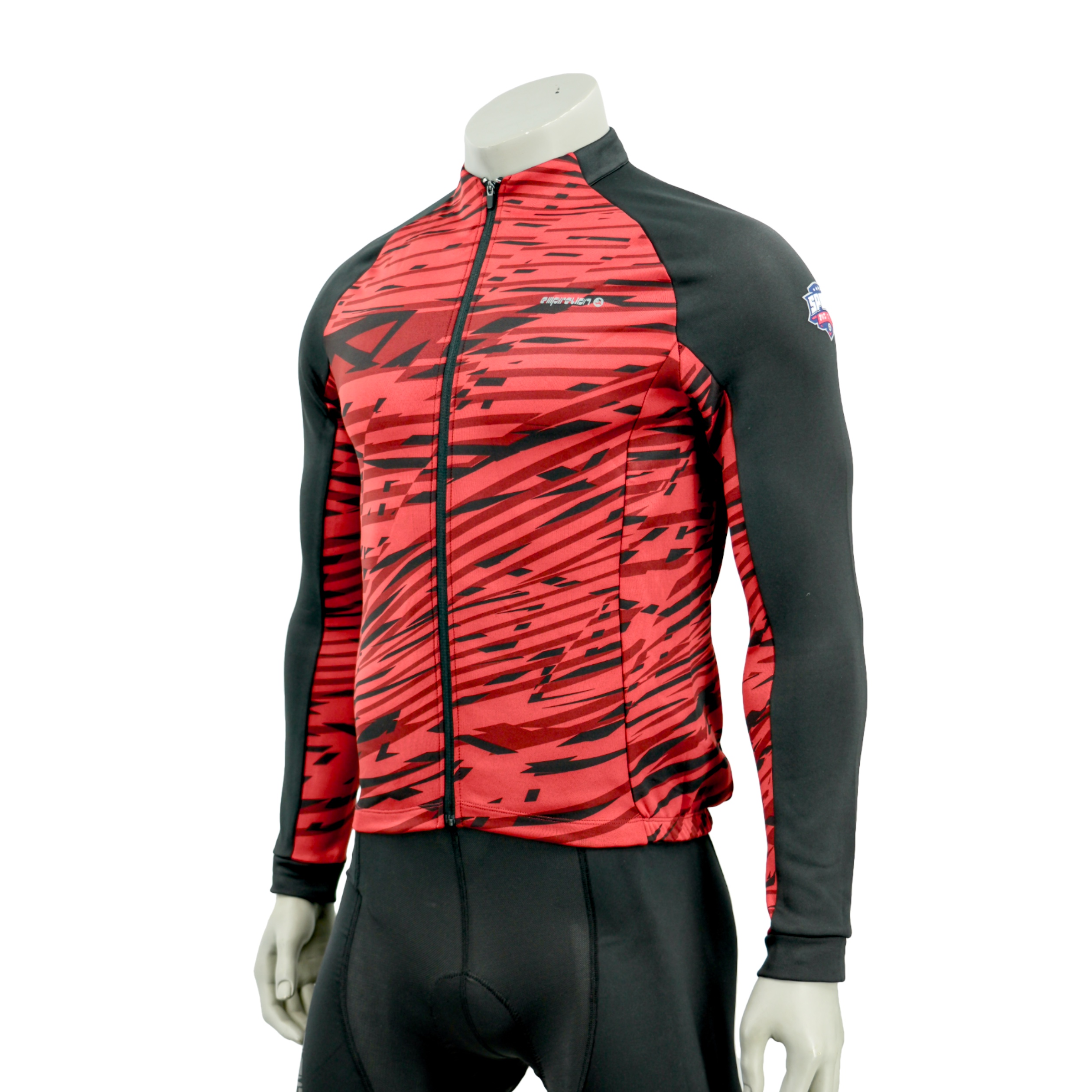 Veste de cyclisme de blocage de couleur pour hommes