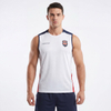Gilet avec logo de l'équipe de football à blocs de couleurs pour hommes
