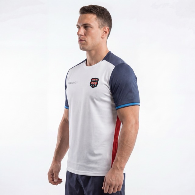 T-shirts color block hauts d'équipe de football 
