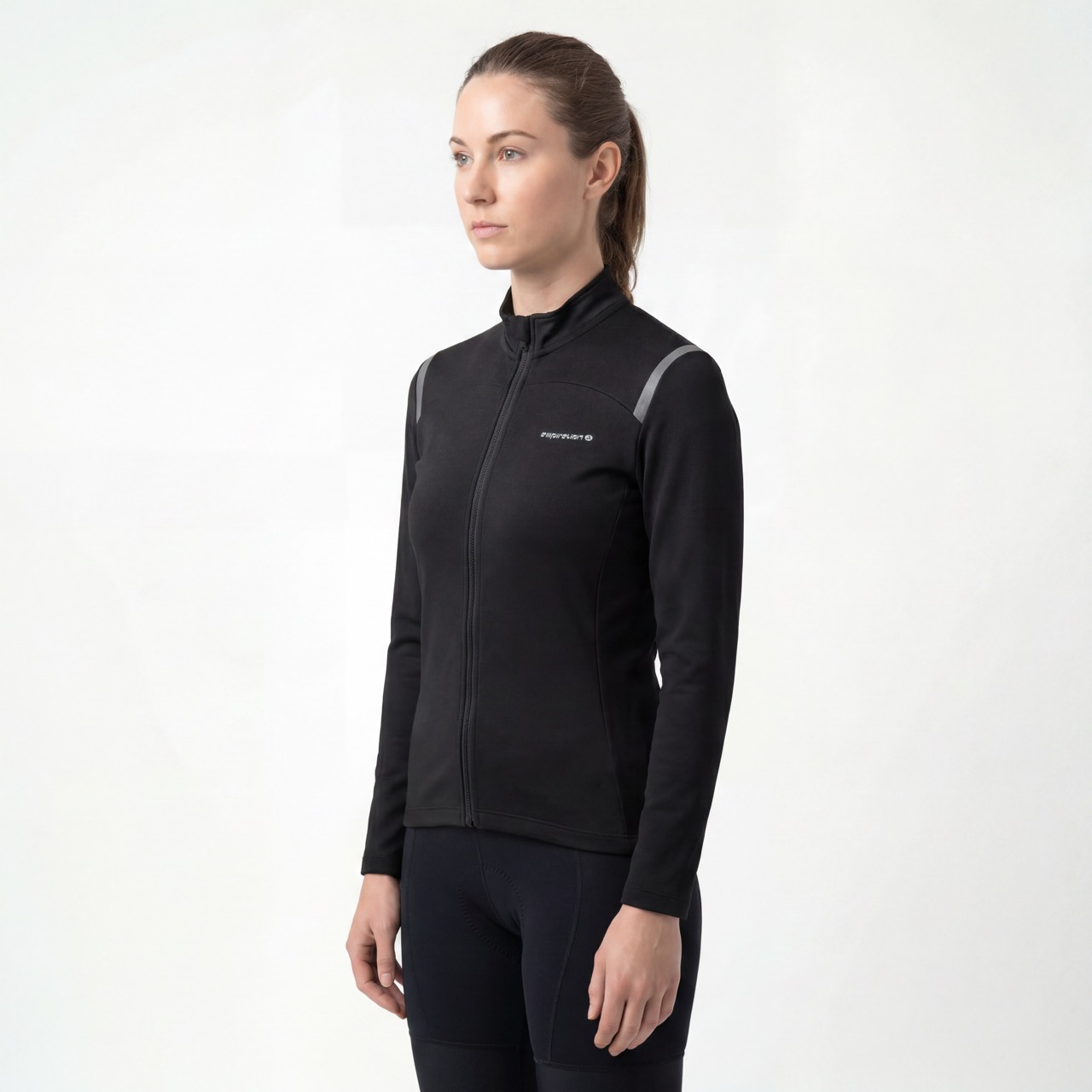 Veste de cyclisme à bordures réfléchissantes pour femme