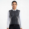 Veste de cyclisme en jersey avec panneaux color block pour femme