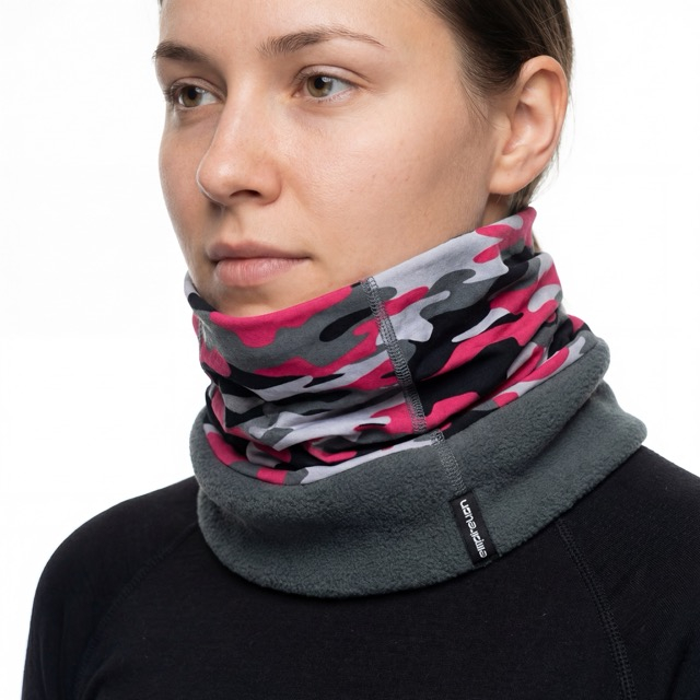 Cache-cou en polaire coupe-vent pour homme et femme