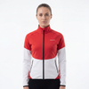 Veste de sport à panneau de blocs de couleurs pour femmes