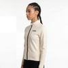 Veste de cyclisme à bordure en maille et panneau à manches Reglan pour femme