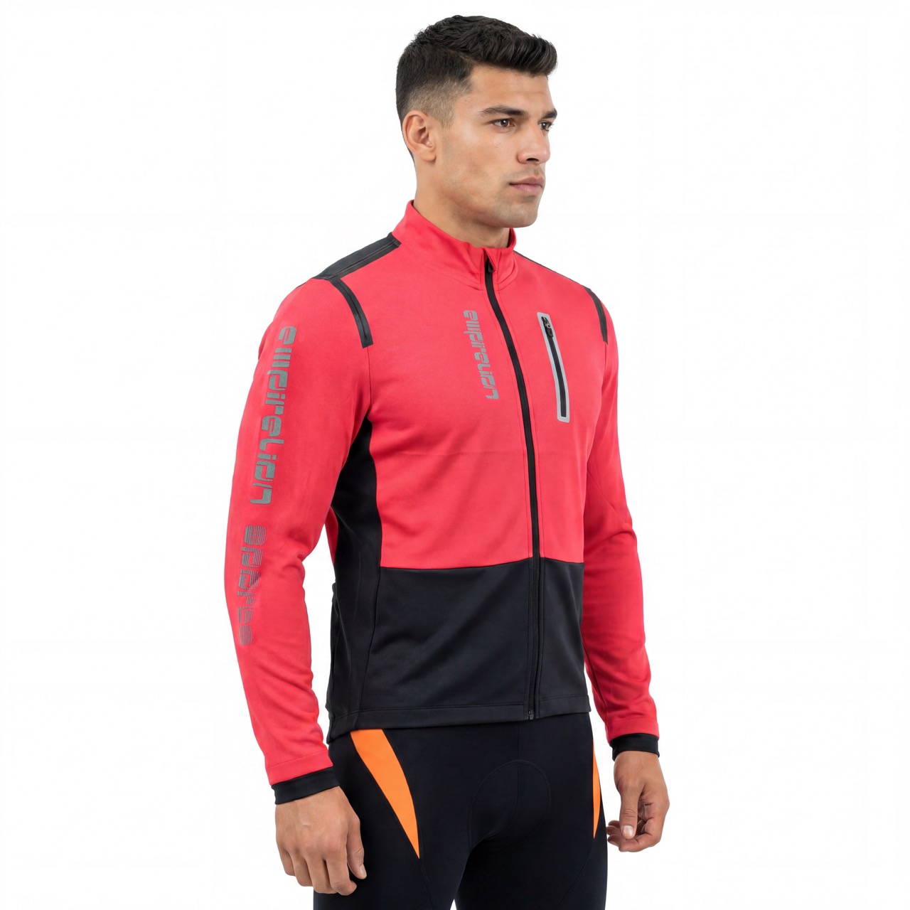 Veste de cyclisme à bordure en bande