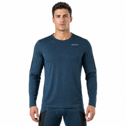 Hauts à blocs de couleur en laine mérinos pour hommes