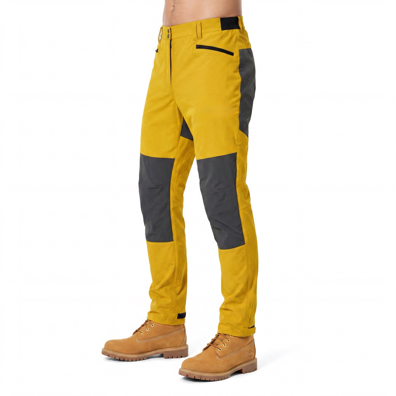 Pantalon de randonnée à blocs de couleurs pour hommes, pantalon de randonnée à taille élastique