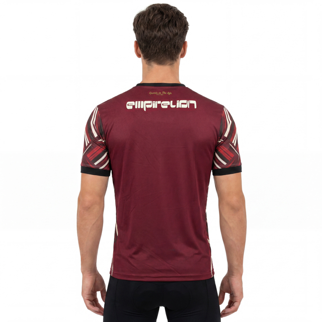 T-shirt de sport à imprimé color block pour hommes