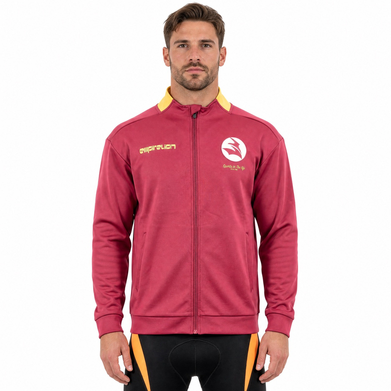 Veste de sport surdimensionnée à logo imprimé pour homme