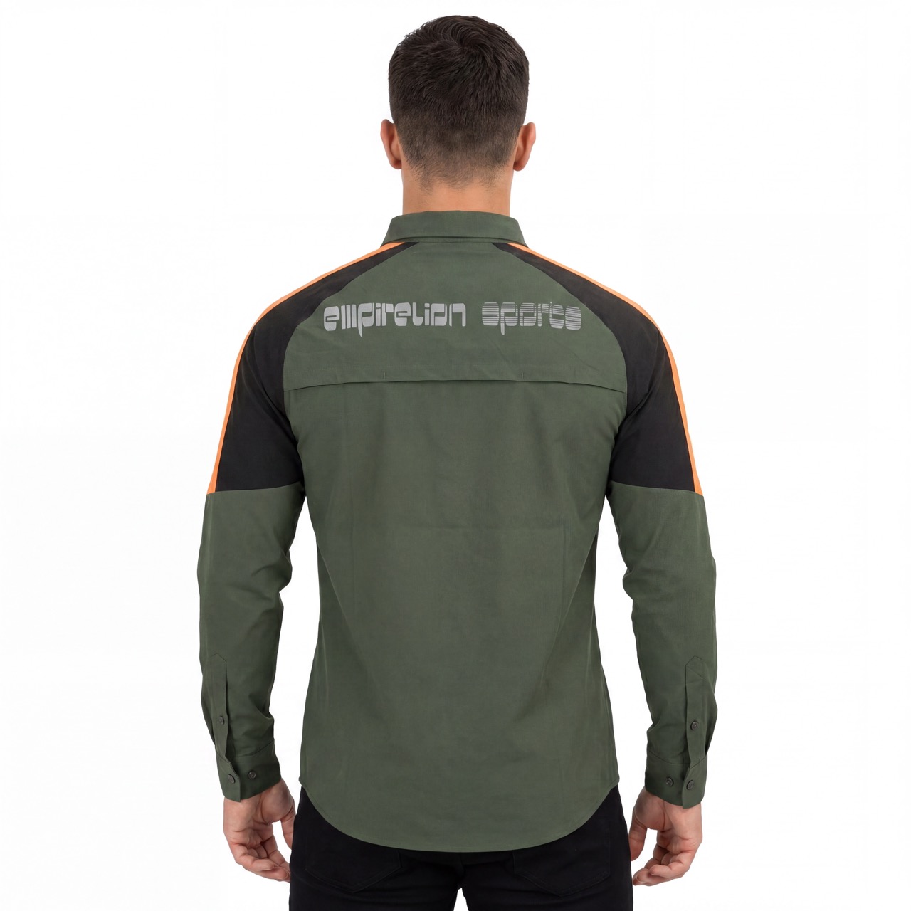 Hommes Trekking Randonnée Camping Pêche Marche Refroidissement Dos et Aisselles Vent Snaps Up Shoudler Panel Chemises