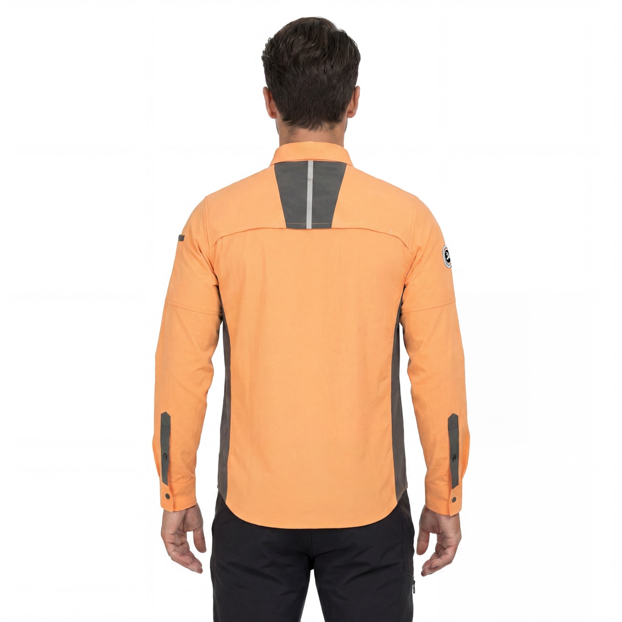 Chemises fonctionnelles contrastées pour hommes, randonnée, camping, pêche, refroidissement du dos et des aisselles