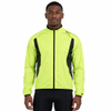 Veste de vélo de pluie enduite coupe-vent pour hommes