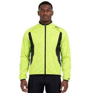 Veste de vélo de pluie enduite coupe-vent pour hommes