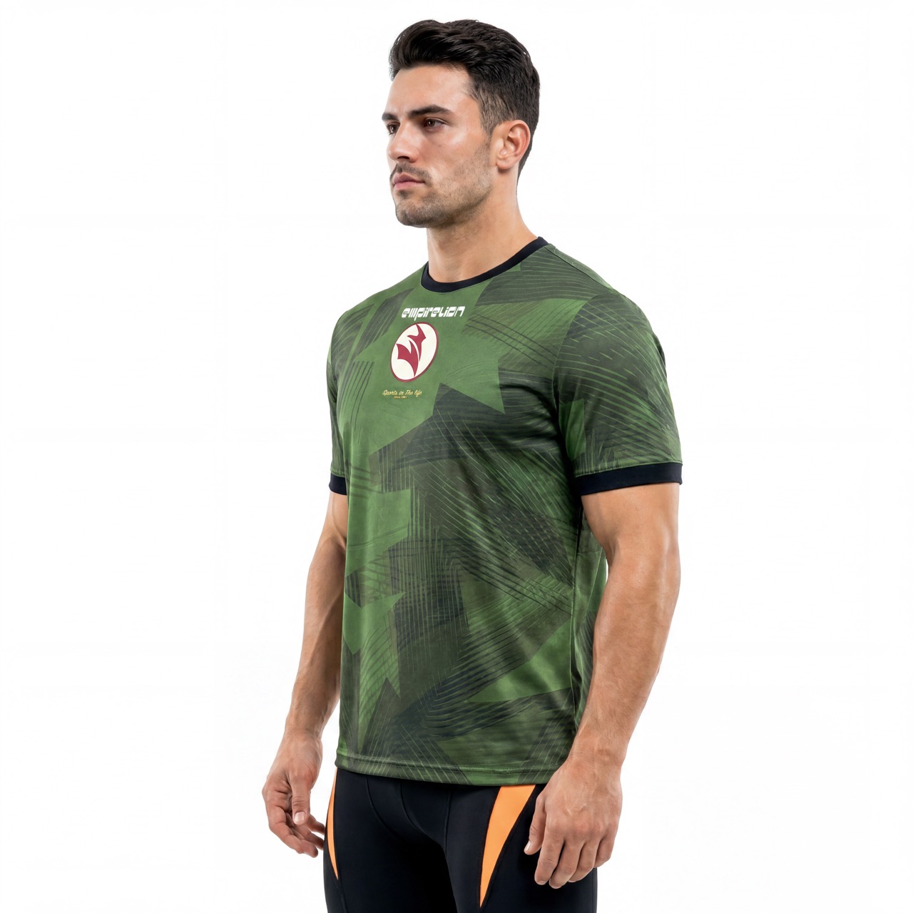 T-shirt à logo imprimé sur toute la surface pour hommes
