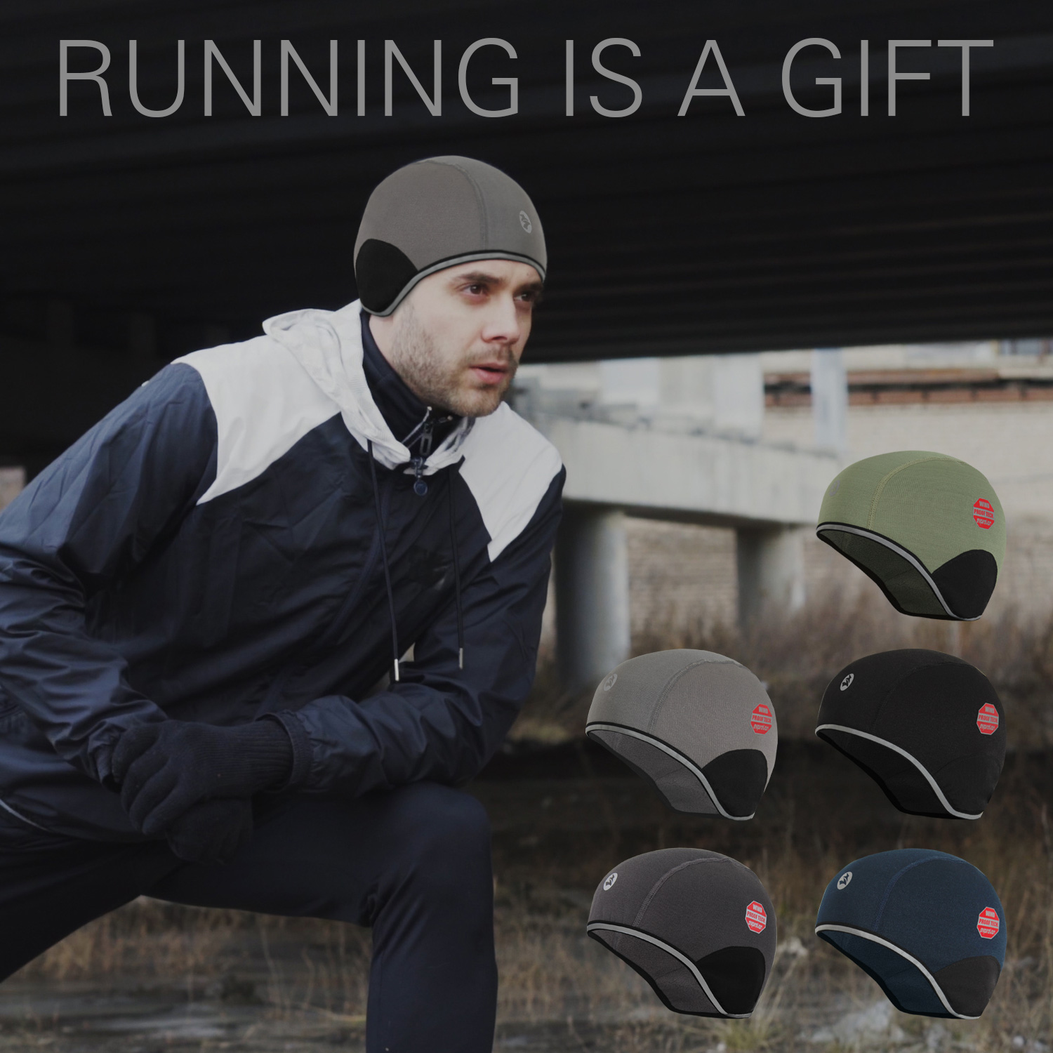 Bonnet de course &agrave; pied