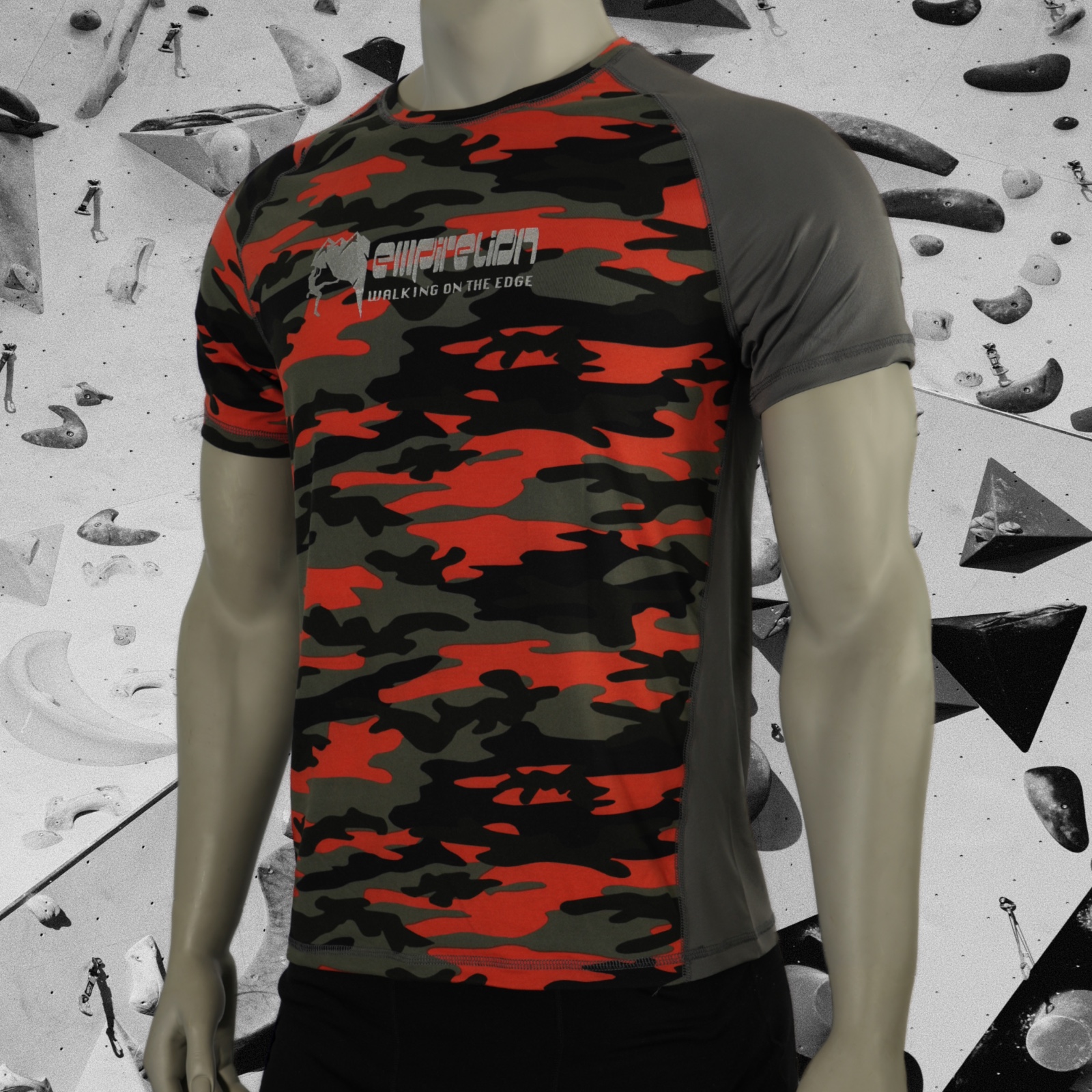 T-shirt d'escalade orange