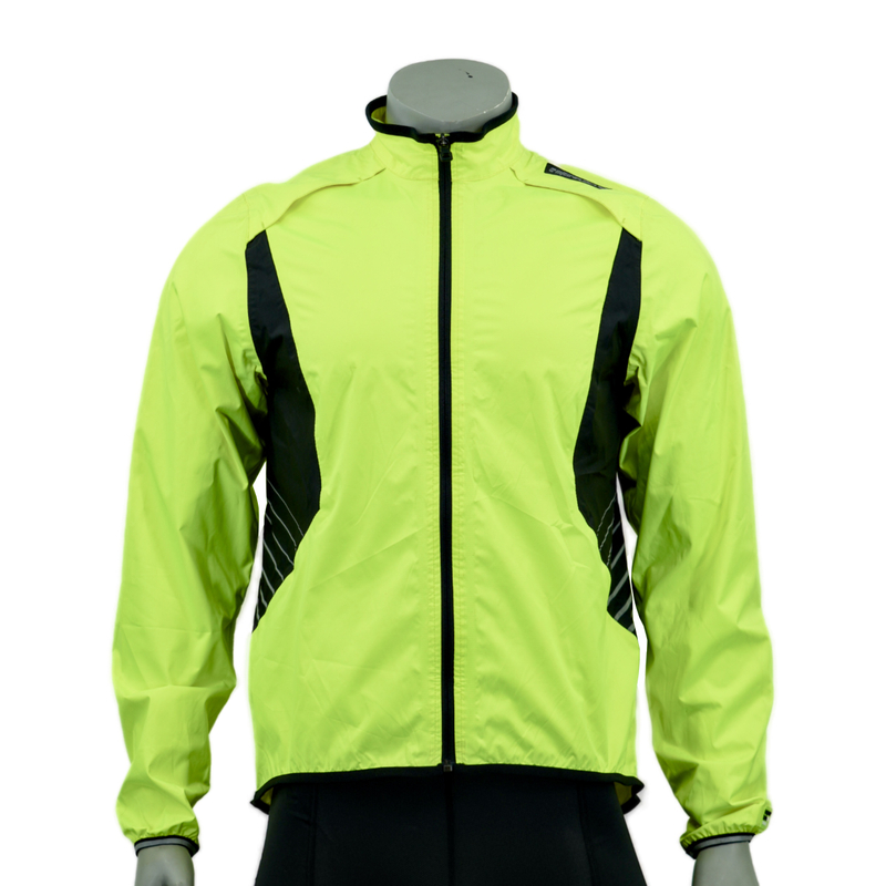 Veste de vélo de pluie enduit de vent pour hommes