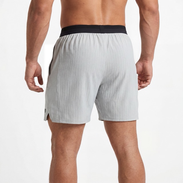 Short de course à rayures athlétiques de football pour hommes