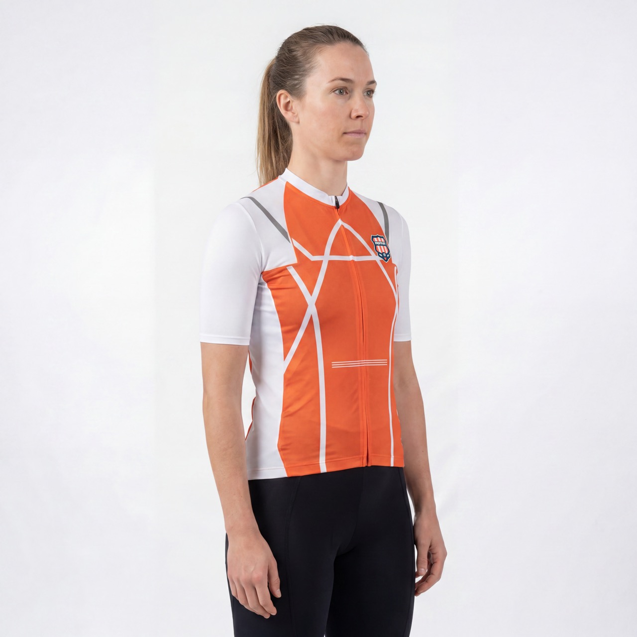 Maillot de cyclisme léger à manches courtes pour femme, sensation de froid