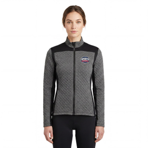 Veste de cyclisme matelassée color block pour femme
