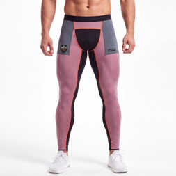 VMTR Pantalon legging à blocs de couleurs pour homme