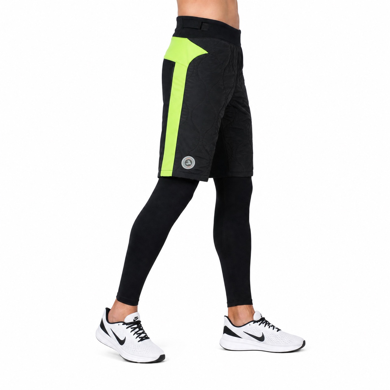 Pantalon matelassé extérieur coupe-vent pour hommes, couche de base 2 en 1, taille réglable
