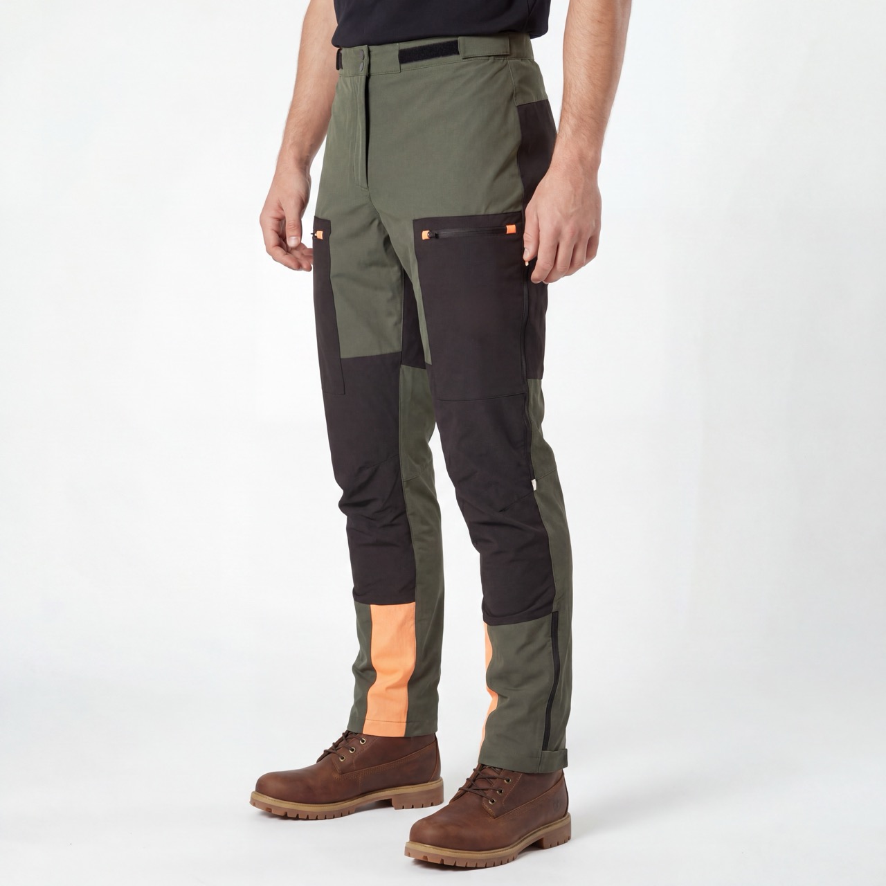Pantalon de randonnée et de trekking avec panneaux de taille réglables pour hommes