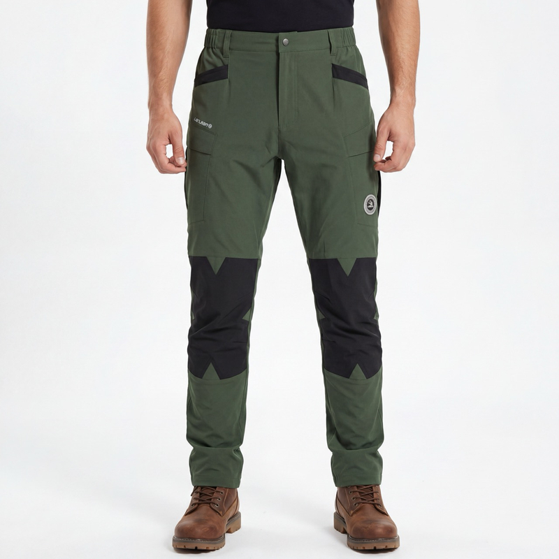 Pantalon de randonnée avec grandes poches et panneaux élégants pour hommes