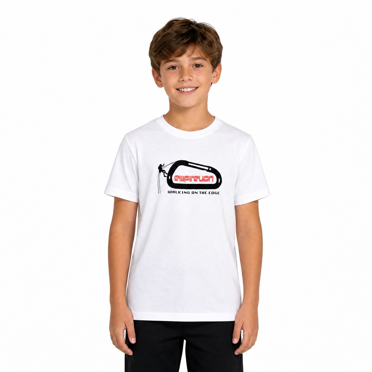 T-shirt à manches courtes pour garçons, escalade