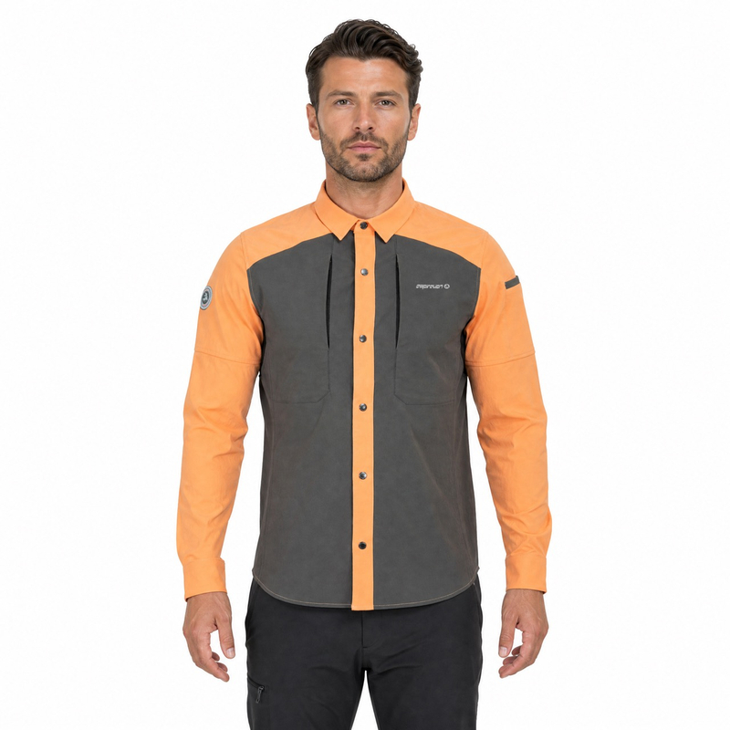 Chemises fonctionnelles contrastées pour hommes, randonnée, camping, pêche, refroidissement du dos et des aisselles