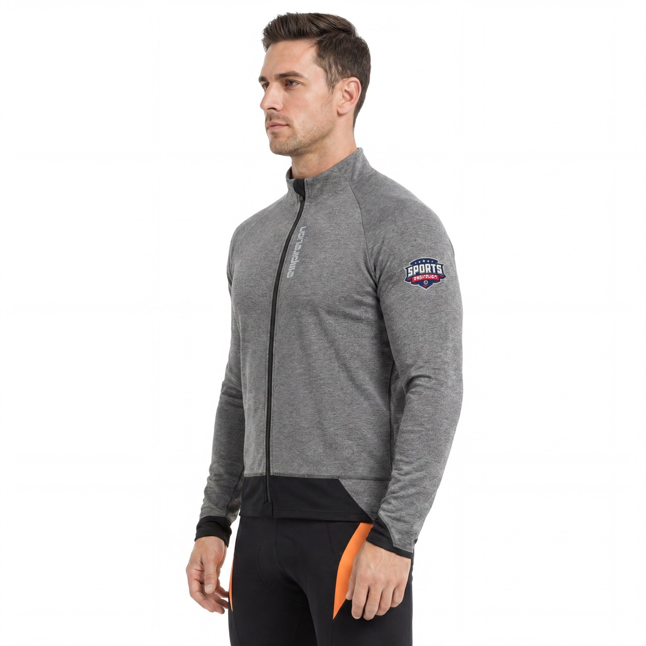 Veste de cyclisme à panneaux réfléchissants color block