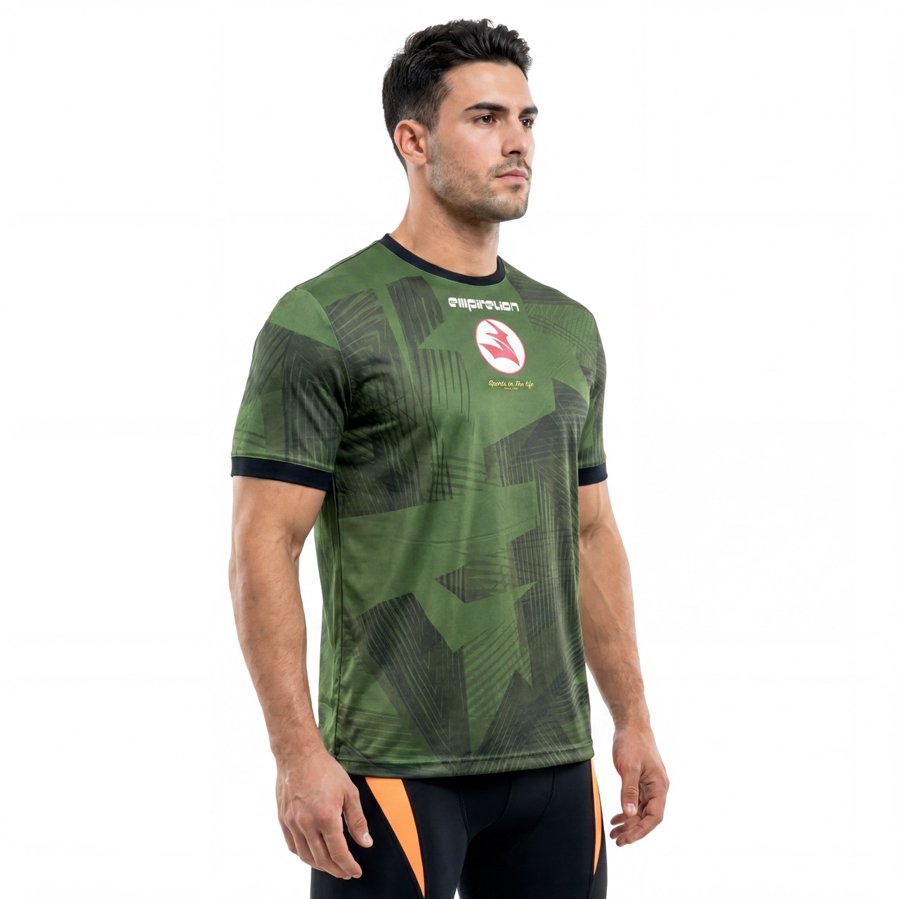 T-shirt à logo imprimé sur toute la surface pour hommes